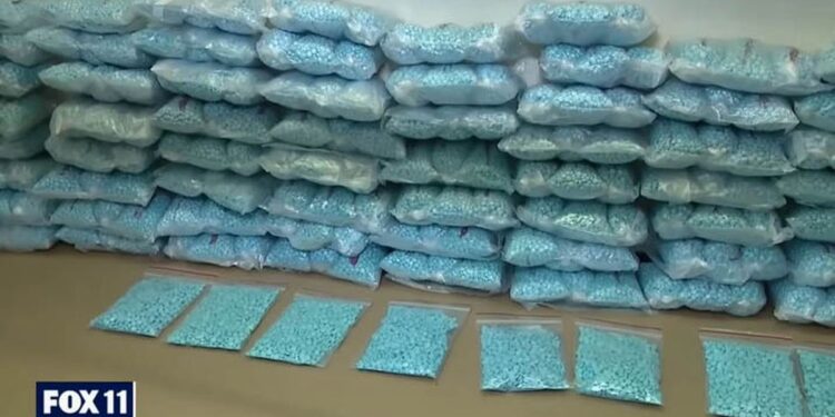 Fentanyl deaths in Los Angeles up 1,280% since 2016