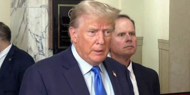 Trump goes from anger to praise for judge in his NY fraud case