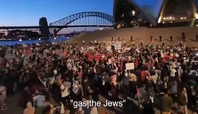 WATCH: Shocking Scene as Pro-Palestinian Protesters Chant ‘Gas the Jews’