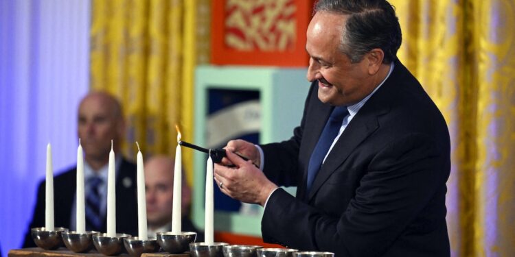 Kamala Harris’ Husband Deletes Post After Getting Mocked For Not Understanding Hanukkah Story
