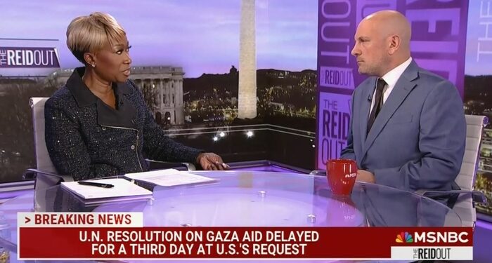 MSNBC’s Joy Reid Compares Gaza to RWANDA, But Now the U.S. Is Backing Genocide