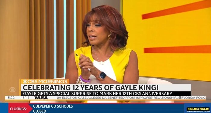 ‘Consummate Professional’; CBS Has Nauseating Party for 12 Years of Gayle King