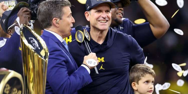 Jim Harbaugh & Michigan Win The 2024 National Championship