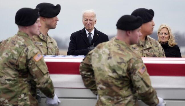 President Biden Attends Dignifed Transfer of 3 Service Members Killed in Jordan – RedState