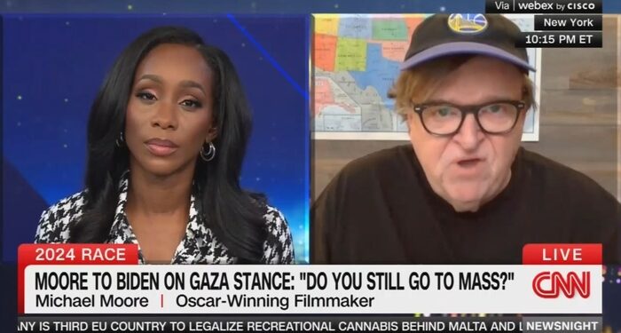 CNN Host Abby Phillip Pushes Michael Moore to Accuse Israel of Genocide in Gaza