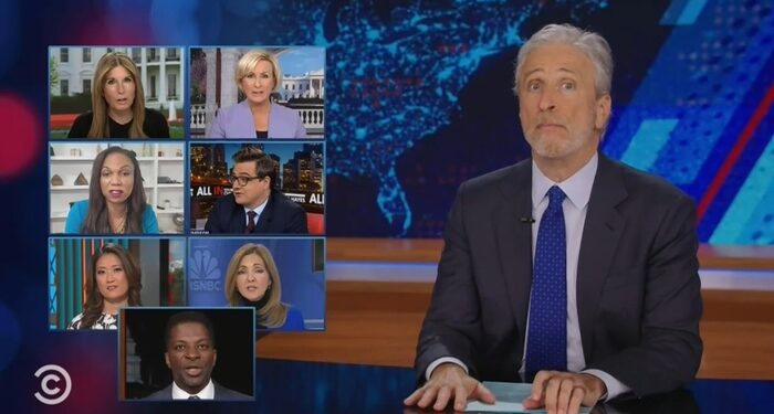 Stewart Mocks MSNBC, Tapper For Obsessing Over Trump Trial