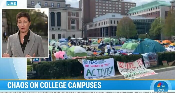 NBC Praises Resolve of Anti-Semitic Columbia Students