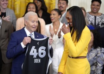 Biden Made a Big Blunder During Meeting With Las Vegas Aces, More Revealed on How Staff Is Helping Him – RedState
