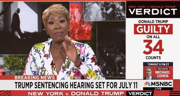 Joy Reid Calls Scott, Donalds Sellouts, Cheers Partisan NY Prosecution