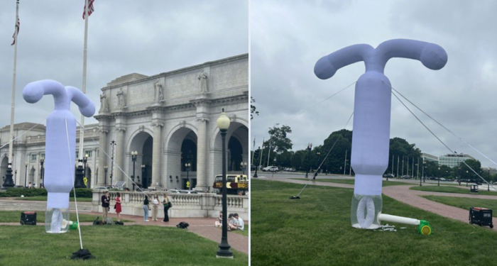 Giant IUD Displayed in DC: Controversial Contraception Act Overview