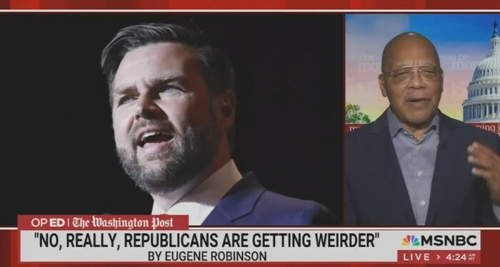 WashPost’s Gene Robinson Jumps On The Harris ‘Weird’ Train