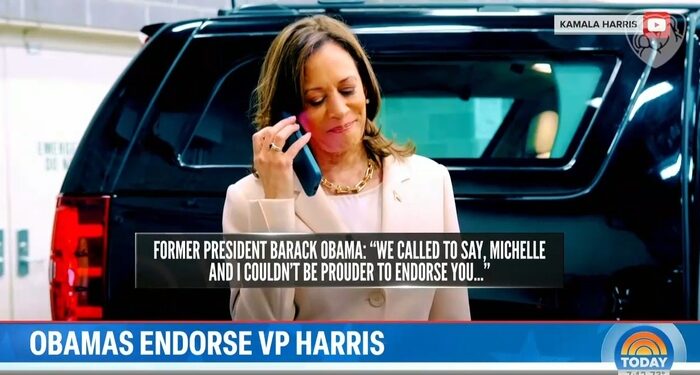 How Is It ‘News’ That the Obamas Endorsed Kamala?