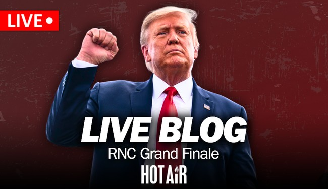 HotAir Live Blogs the RNC Grand Finale – Make America Great Again!