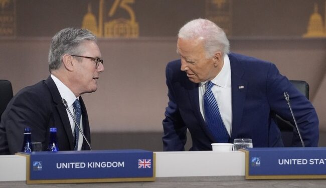 Biden’s Weird Greeting of British PM Starmer and Befuddled NATO Dinner Remarks – RedState