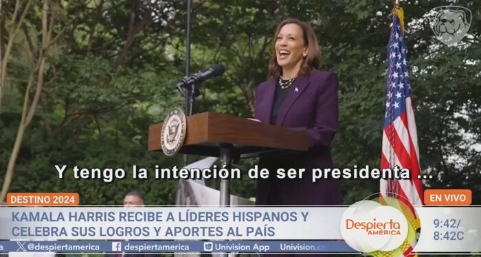 Univision Gives Harris Campaign a Massive In-Kind Donation