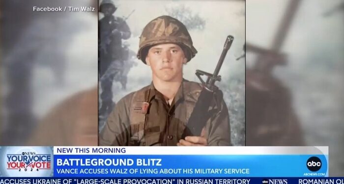 ABC, CBS, and NBC Man the Trenches to Defend Walz from ‘Stolen Valor’ Claims
