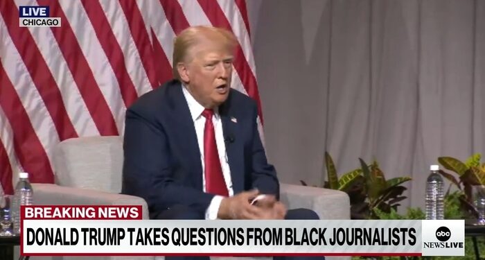 Trump’s Wild Day Taking Questions from the NABJ