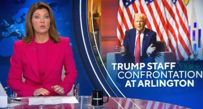 CBS, NBC Outraged Trump Dared Visit Arlington, Unlike Biden-Harris