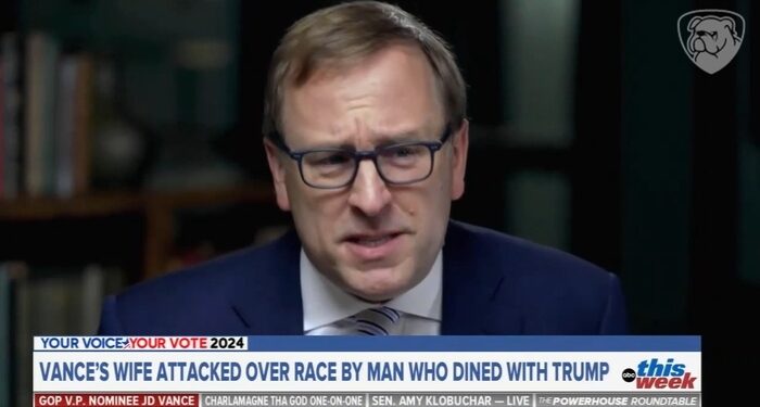 COORDINATION? ABC, CBS Ask Vance Same Weird White Supremacy Question