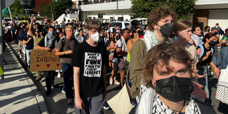 Student Protesters Call for ‘Intifada’ at Elite University