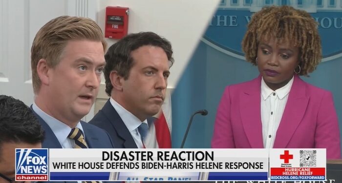 Doocy Makes KJP Crumble After Grilling Her on Border Stats, NC Flooding