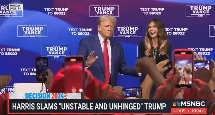 MSNBC Says Trump Dancing At Town Hall Is Proof He Has Dementia