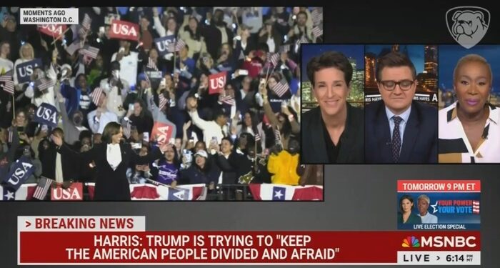 MSNBC Sycophants Gush Over Kamala’s Ellipse Speech