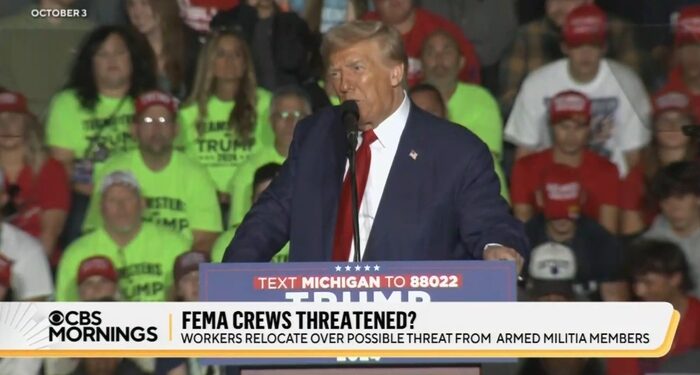 CBS, NBC Rush to Imply TRUMP Behind ‘Armed Militia… Hunting FEMA’