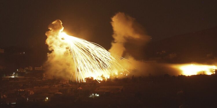 Israel Pounds Hezbollah With Air Strikes, Artillery As Ground Incursion Begins