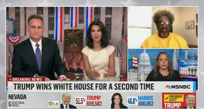 MSNBC Claims ‘Voters Ran Towards’ Trump’s ‘Mean’ Campaign Of ‘Racism’