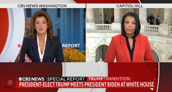 ABC, CBS Pitch Hissy Fits Over Trump Joking About Staying in WH After 2028