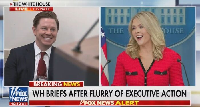 WH’s Leavitt Calls on ‘Ruthless’ Co-Host, Asked by NBC About Black History Month