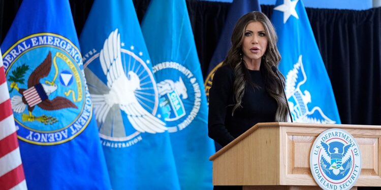 DHS Secretary Kristi Noem Gets Personal in First Staff Address