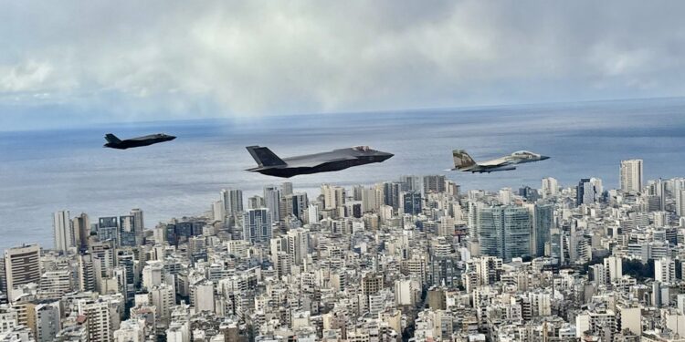 Israel Flies Fighter Jets Over Nasrallah’s Massive Funeral Ceremony In Lebanon