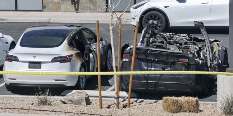 Pam Bondi Announces 3 Arrested In ‘Domestic Terrorism’ Cases Against Tesla