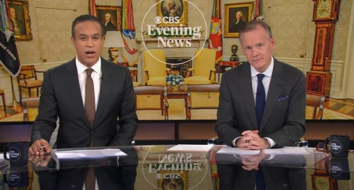 CBS Evening Shows Go All-In on Trashing Trump at Day 100
